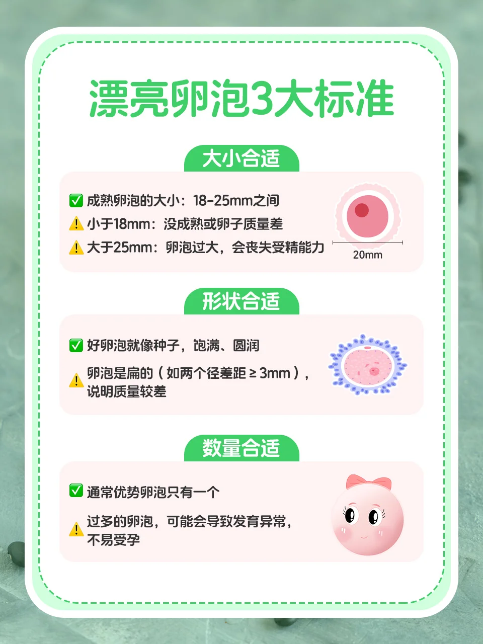 好卵泡的3大标准❗️ 拿出B超单照着看❗️,代孕生小孩哪家好_代孕最高年龄